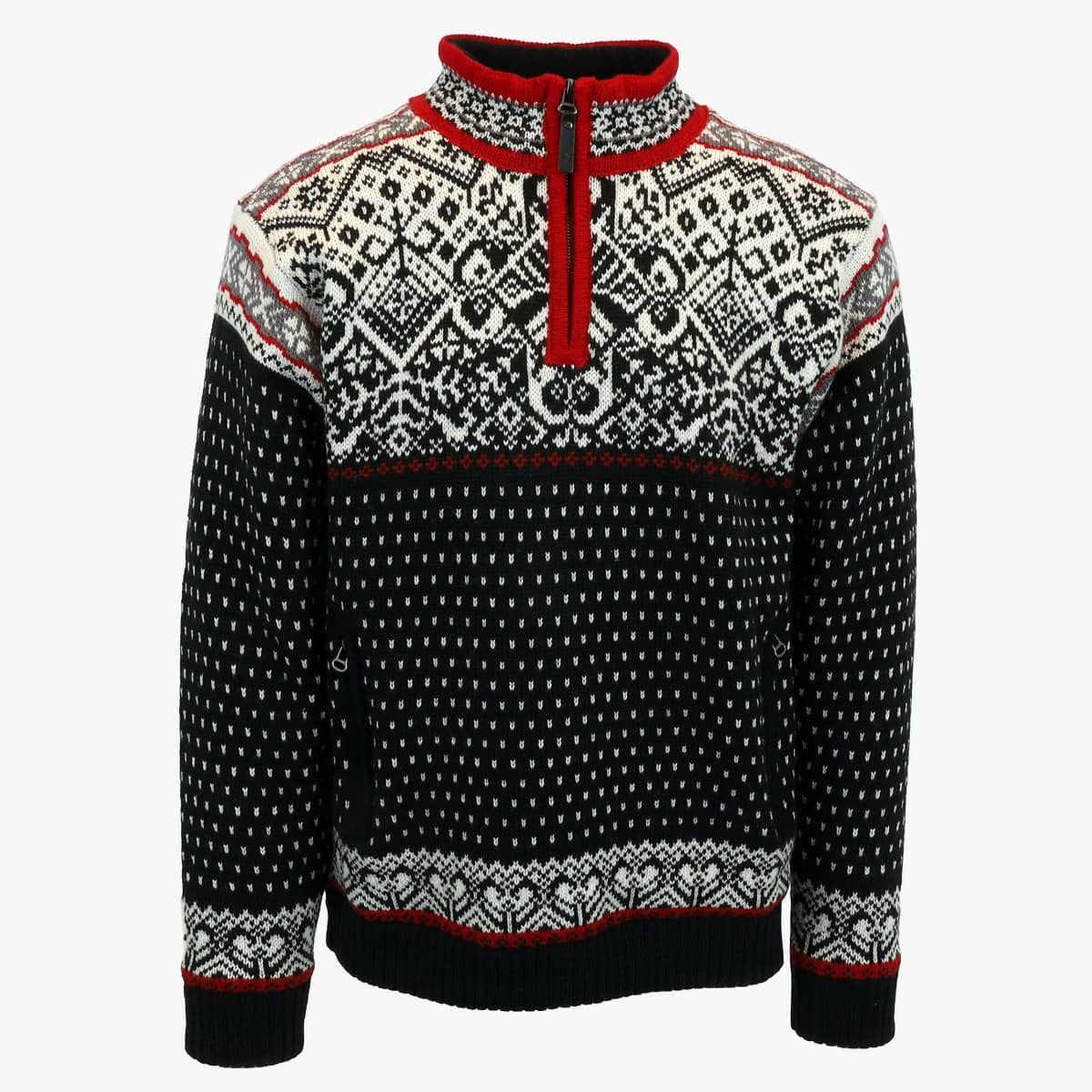 Björn gefütterter Norwegerpullover aus Wolle